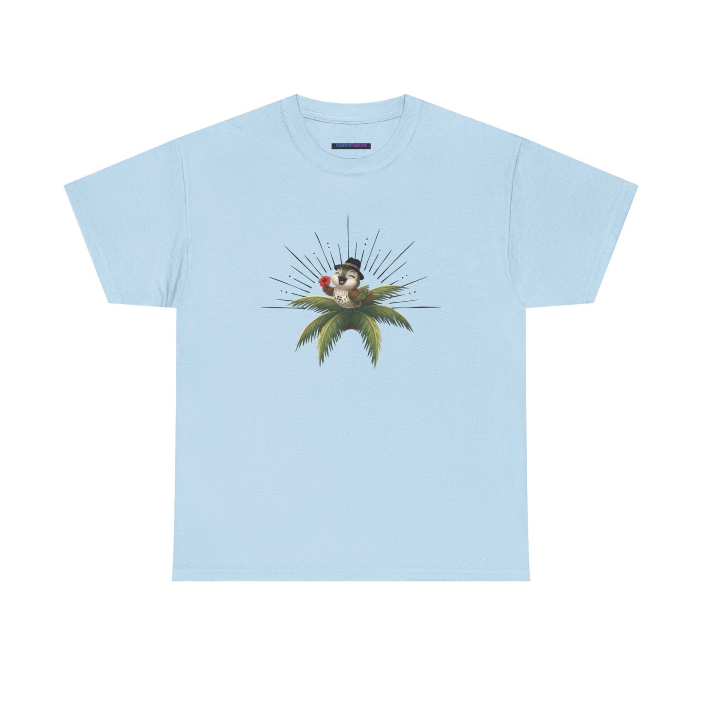 Unisex Heavy Cotton Tee Ciguita Tropical Sunrise