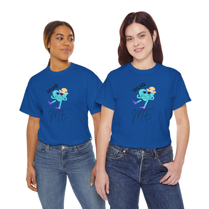 Unisex Heavy Cotton Tee HUG ME GIRL