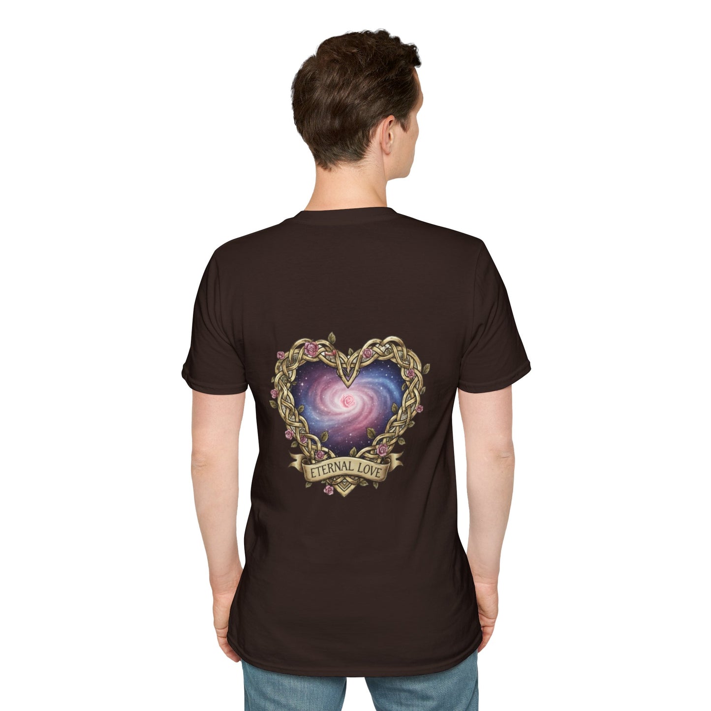 Unisex Softstyle T-Shirt infinity heart alante y atras