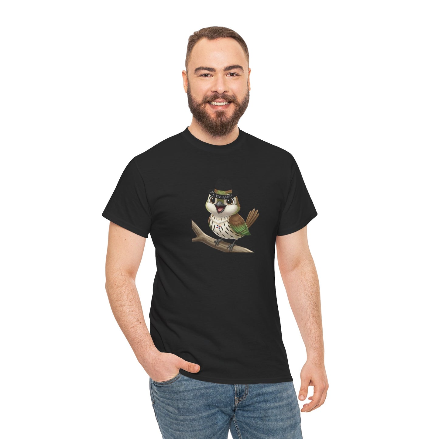 Unisex Heavy Cotton Tee Ciguita Chillin' on a Branch
