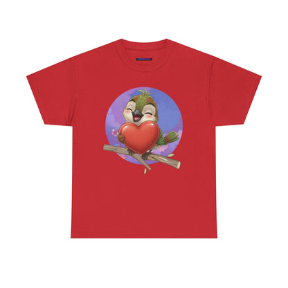 Unisex Heavy Cotton Tee Ciguita Hug your Heart
