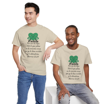 Unisex Heavy Cotton Tee - Fe Marcos 11:24