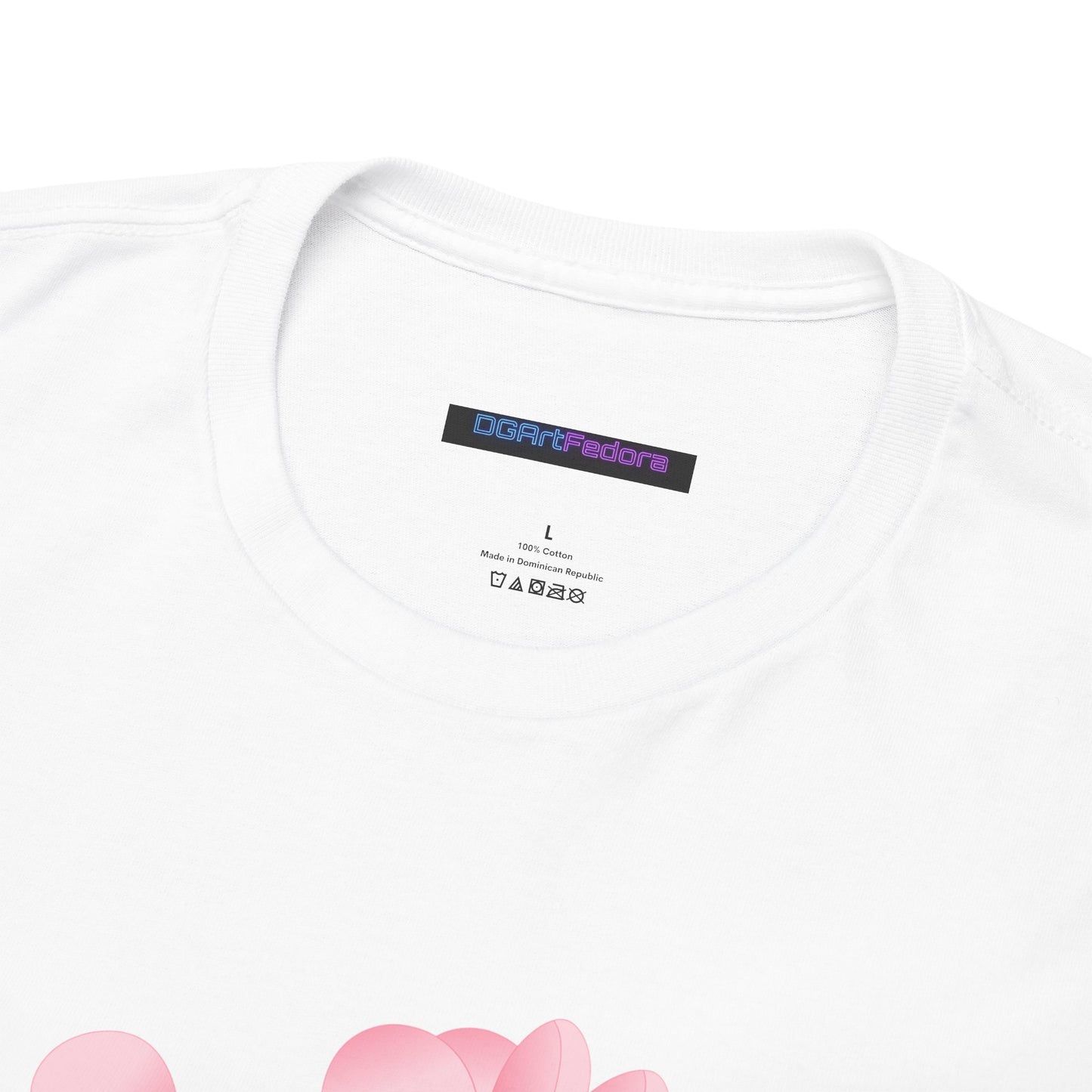 Stylish Mom Lettering with Pink Flowers - Heavy Cotton Tee