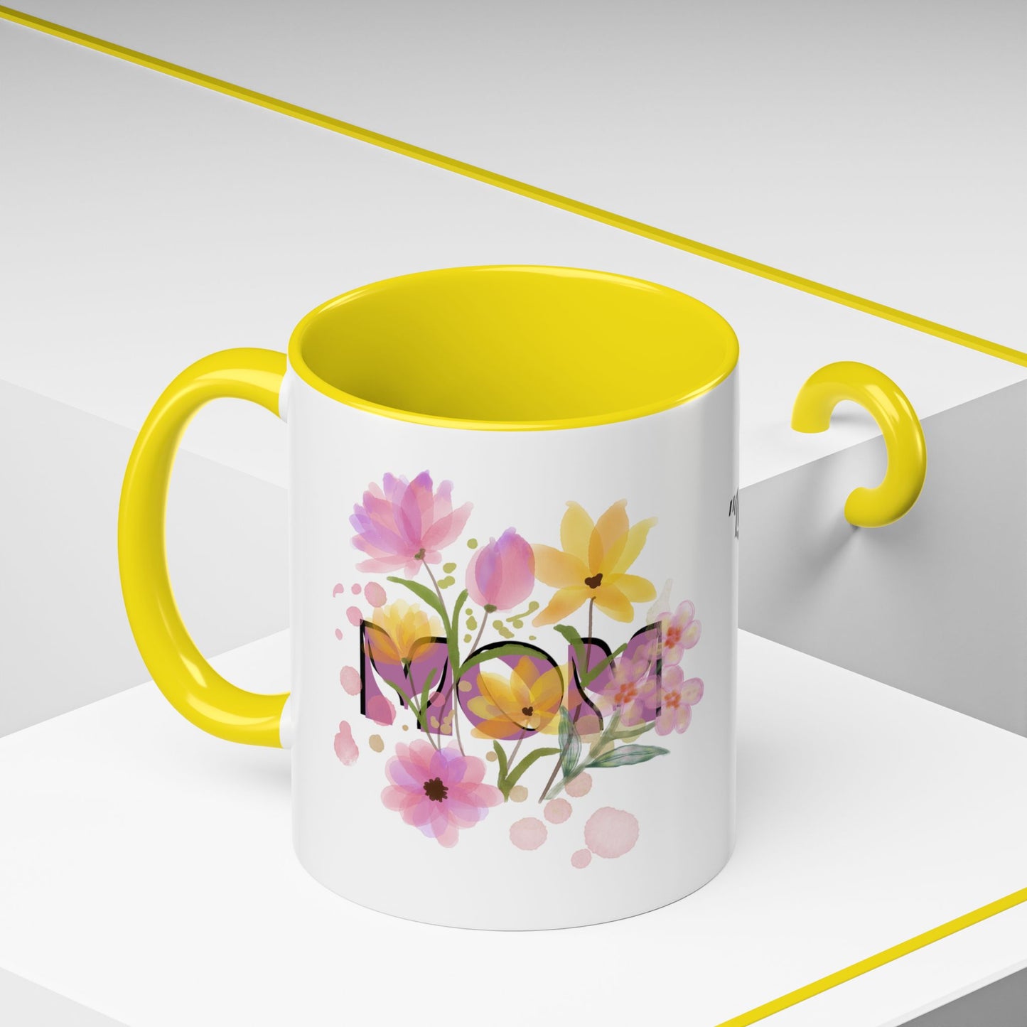 Mother’s Day Inspirational Love Quote - Floral Mom Mug