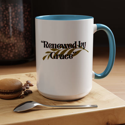 Accent Coffee Mug - Renewed by Grace