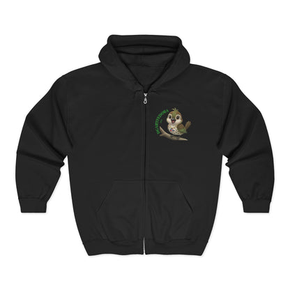 Zip Hooded Cigüita Art you can Wear Unisex Sweatshirt