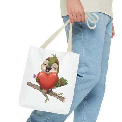 Tote Bag (AOP) - Ciguita Hugging Heart