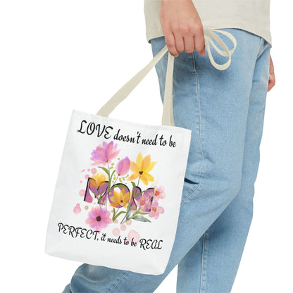 Love Is Real Inspirational Carryall Tote Bag