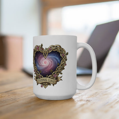 Ceramic Mug, (11oz, 15oz) Quote and Eternal Love