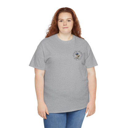 Unisex Heavy Cotton Tee - Cigüita y su Flow Dominicano - Front and Back