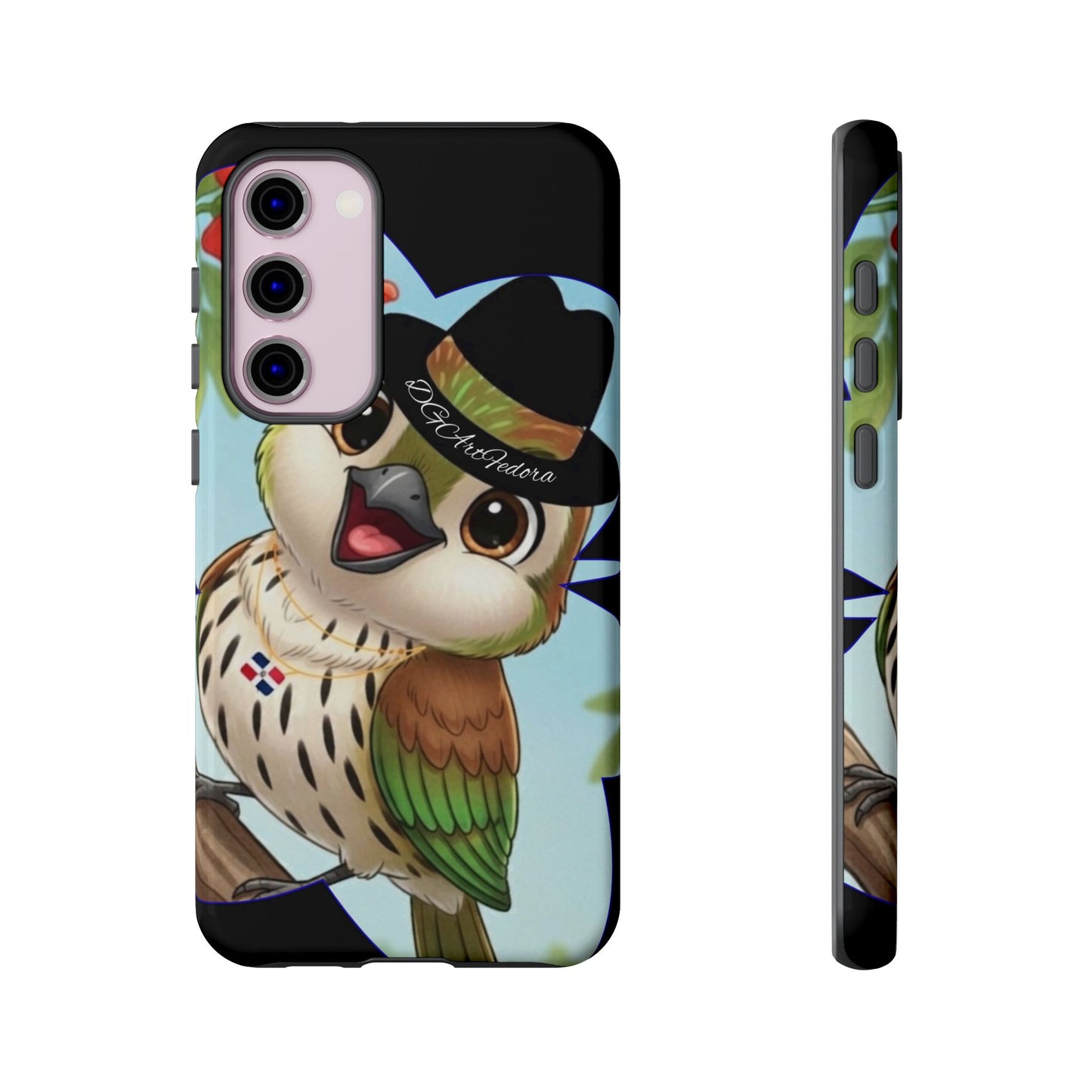Tough Phone Case  Black- Matte & Glossy Options - Cigüita Design