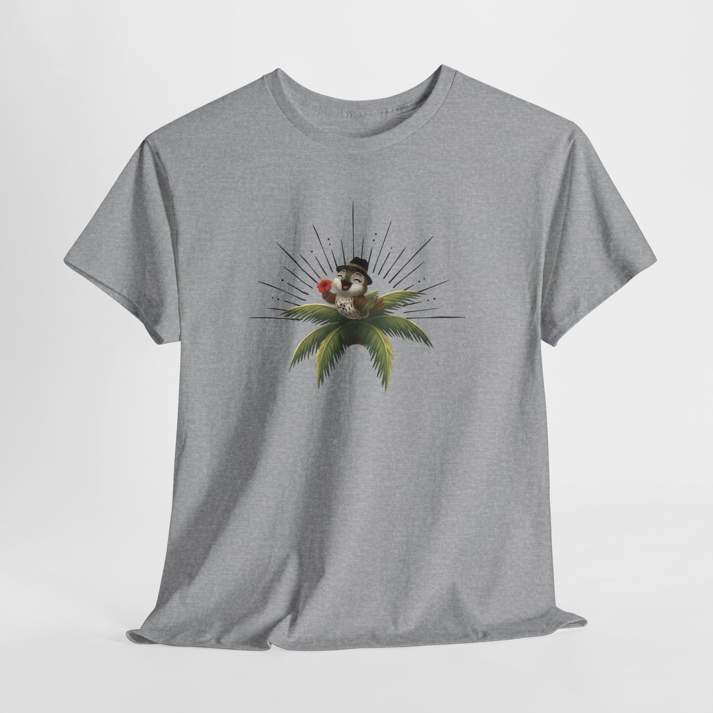 Unisex Heavy Cotton Tee Ciguita Tropical Sunrise