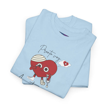 Unisex Heavy Cotton Tee pronto voy a estar bien (I'll be better soon)