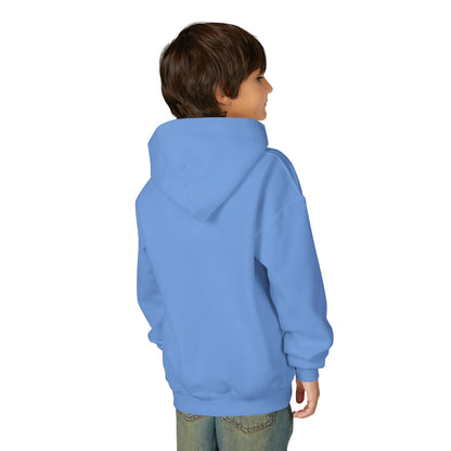 Youth Heavy Blend Hooded Sweatshirt Cigüita the Palmchat