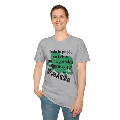 Unisex Softstyle T-Shirt - Filipenses 4:13 Todo lo Puedo en Cristo