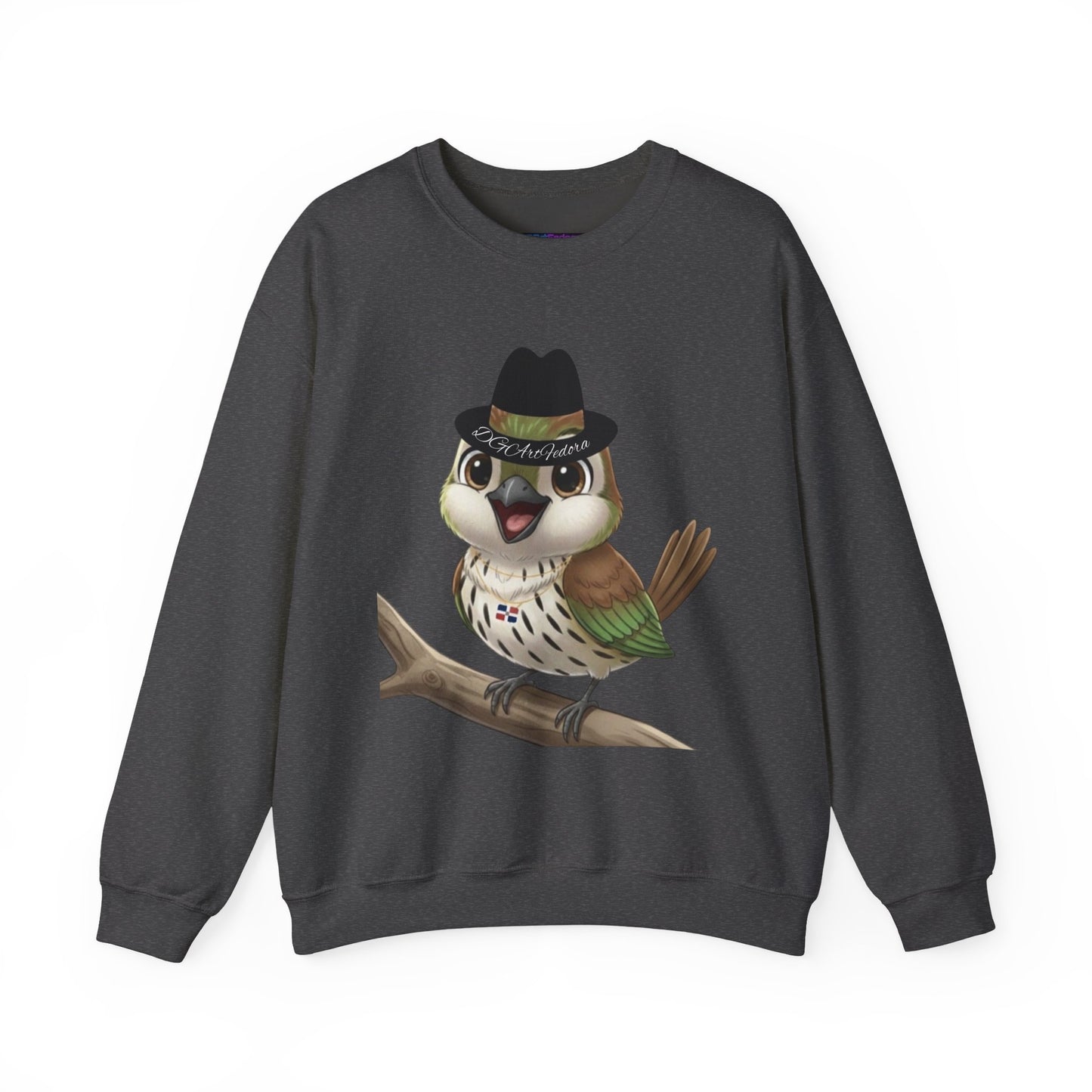 Unisex Heavy Blend Crewneck Sweatshirt Cigüita the Palmchat