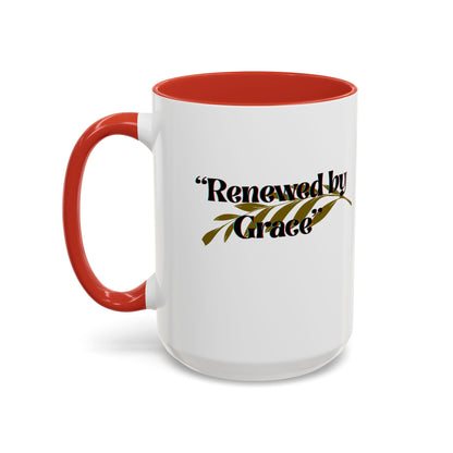 Accent Coffee Mug - Renewed by Grace