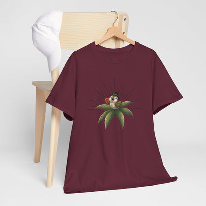 Unisex Heavy Cotton Tee Ciguita Tropical Sunrise