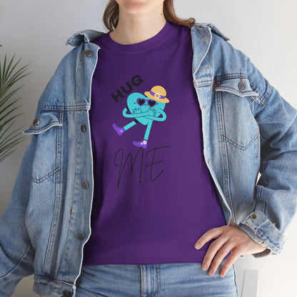 Unisex Heavy Cotton Tee HUG ME GIRL