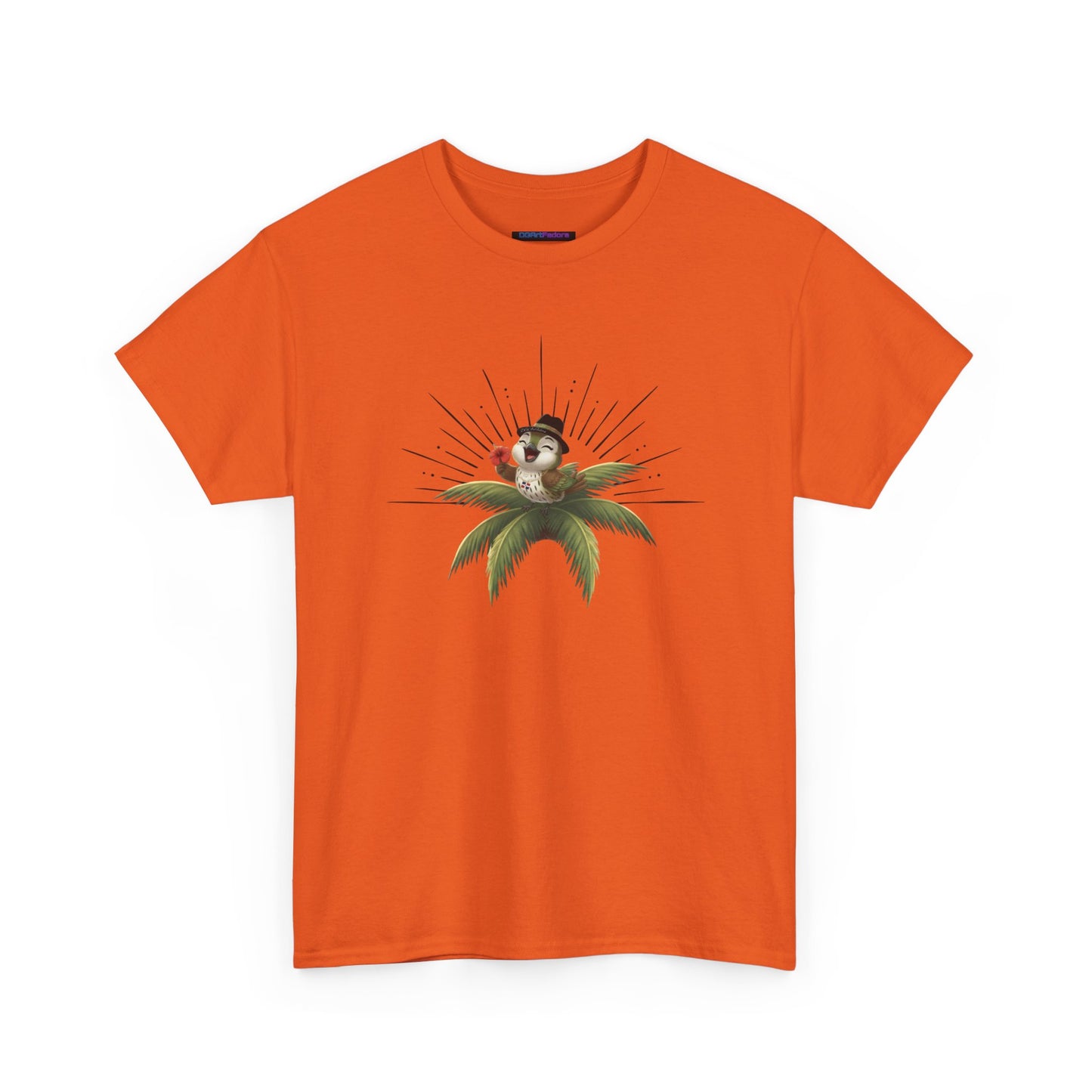Unisex Heavy Cotton Tee Ciguita Tropical Sunrise