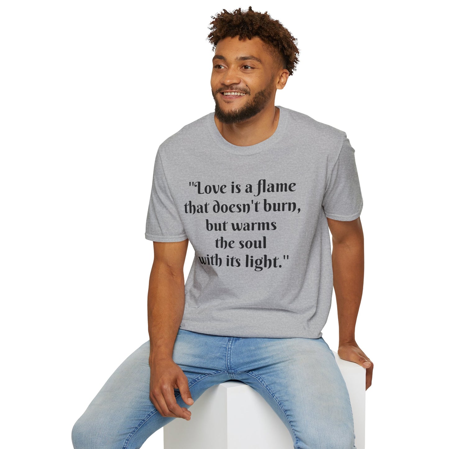 Love is a Flame Unisex Tee