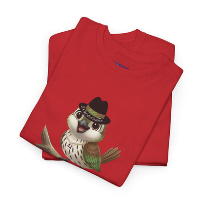 Unisex Heavy Cotton Tee Ciguita Chillin' on a Branch