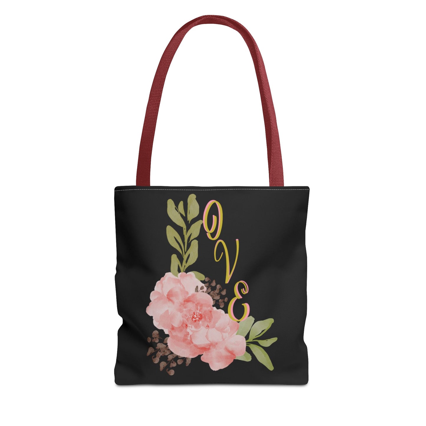 Floral “Love” Design - Tote Bag