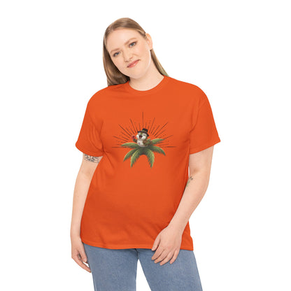 Unisex Heavy Cotton Tee Ciguita Tropical Sunrise