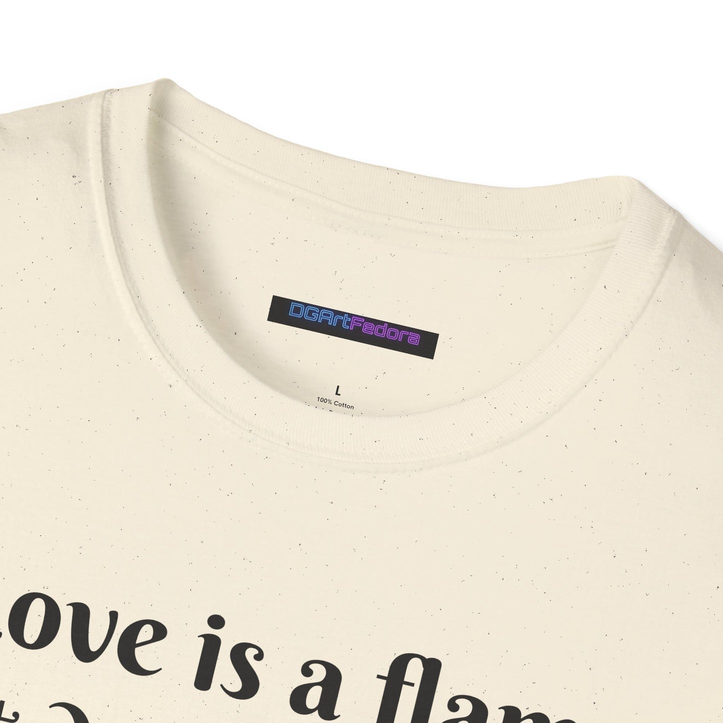 Love is a Flame Unisex Tee