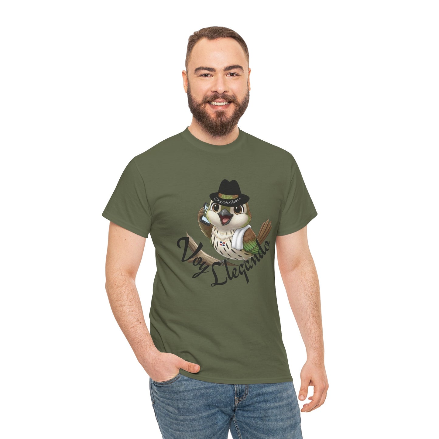 Unisex Heavy Cotton Tee - Voy Llegando