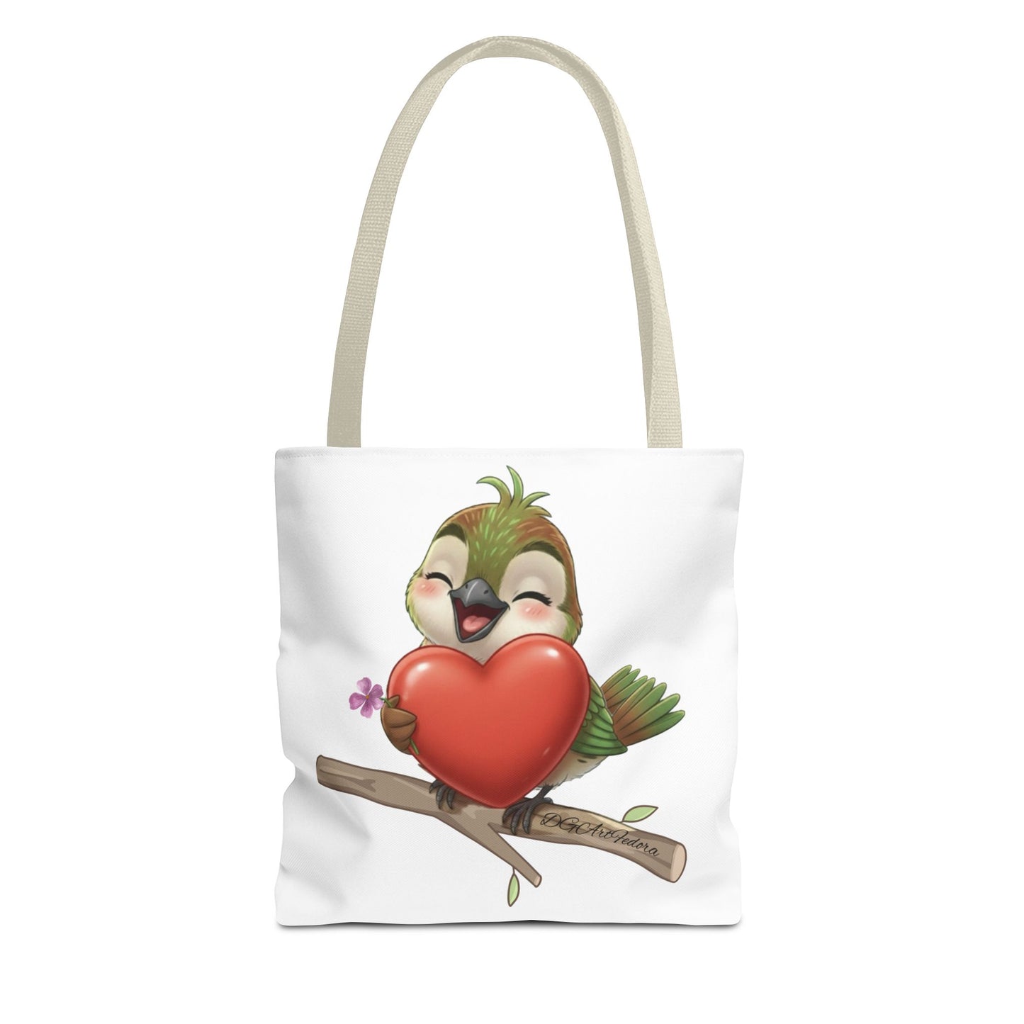 Tote Bag (AOP) - Ciguita Hugging Heart