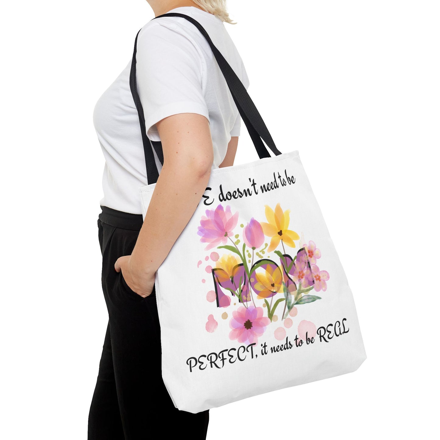 Love Is Real Inspirational Carryall Tote Bag