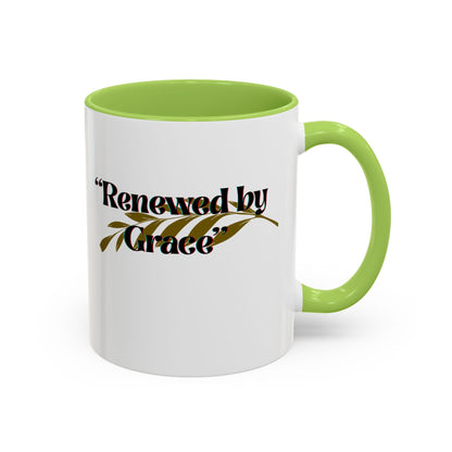 Accent Coffee Mug - Renewed by Grace