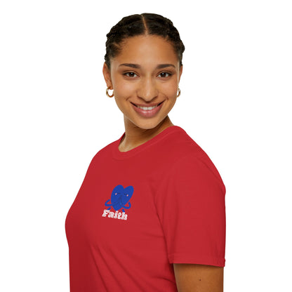 Unisex Softstyle T-Shirt - Heart, Prayer, Faith