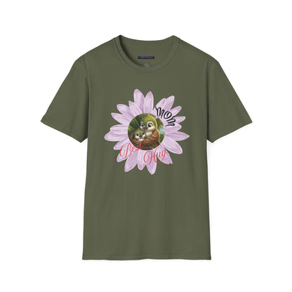 Cigüita Mother’s Embrace Flower Design - Softstyle T-Shirt