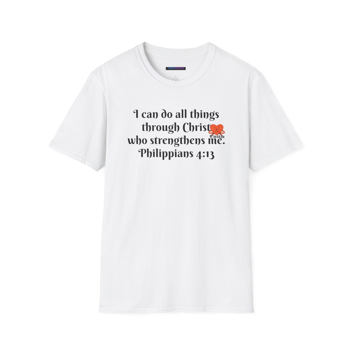 Unisex Softstyle T-Shirt -Philippians 4:13 - I can do all things