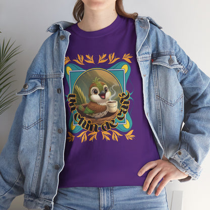 Unisex Heavy Cotton Tee - Un Chin de Café