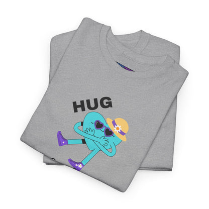 Unisex Heavy Cotton Tee HUG ME GIRL