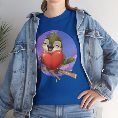 Unisex Heavy Cotton Tee Ciguita Hug your Heart