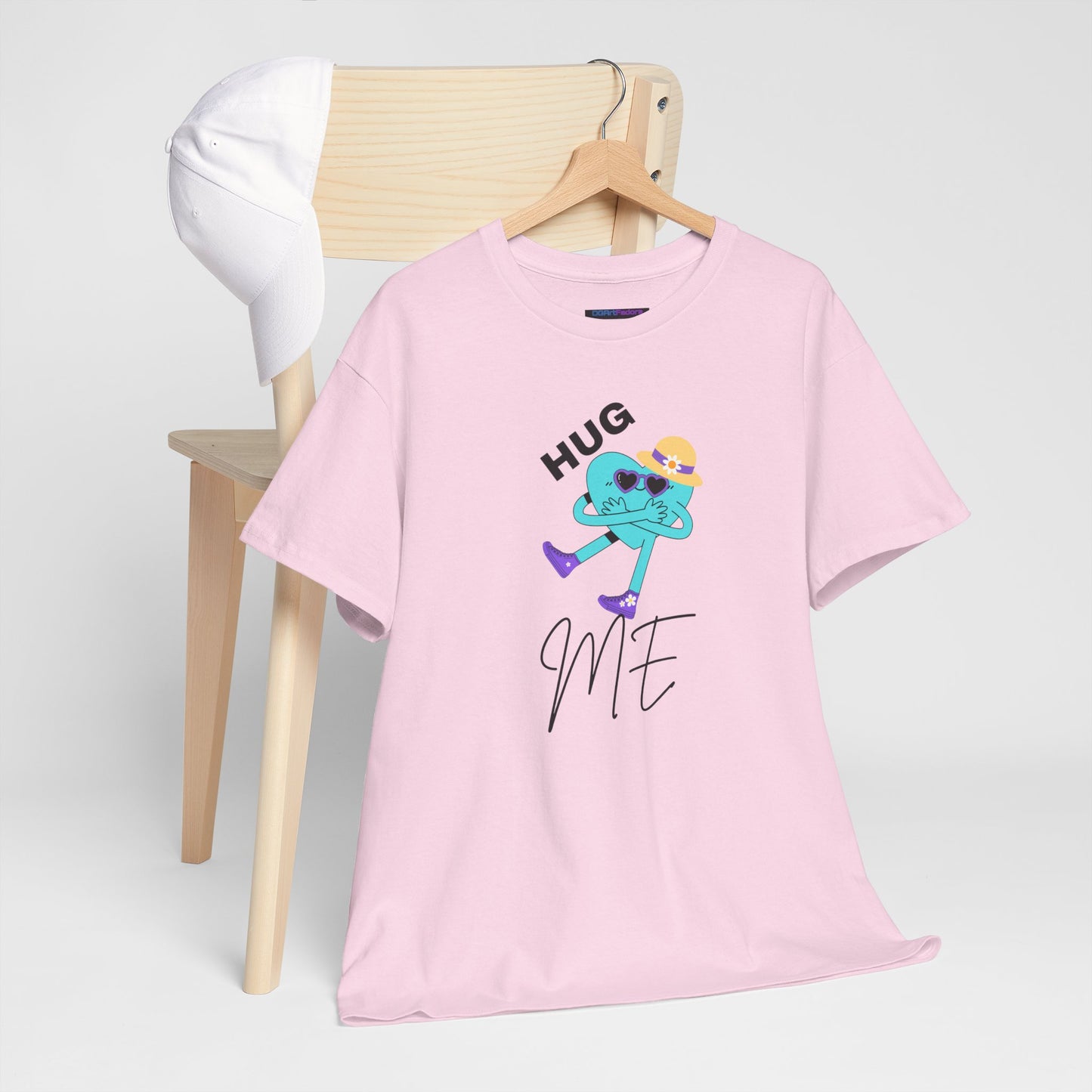 Unisex Heavy Cotton Tee HUG ME GIRL