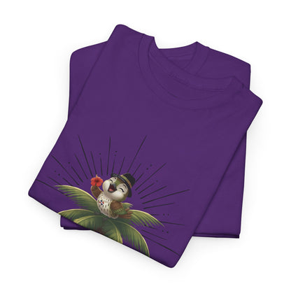 Unisex Heavy Cotton Tee Ciguita Tropical Sunrise