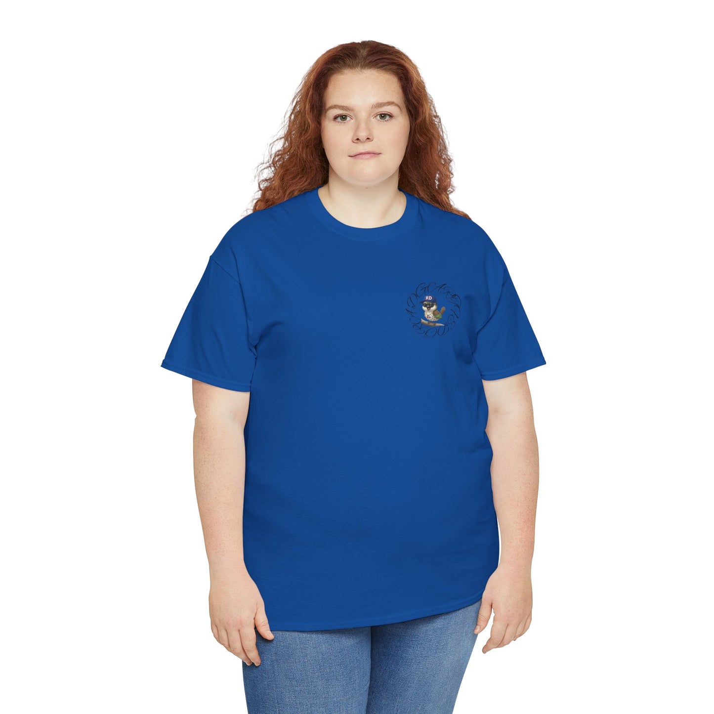 Unisex Heavy Cotton Tee - Cigüita y su Flow Dominicano - Front and Back