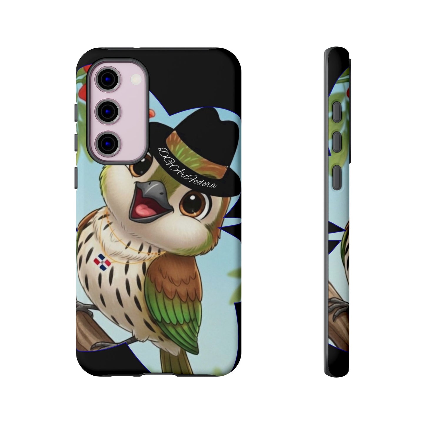 Tough Phone Case  Black- Matte & Glossy Options - Cigüita Design