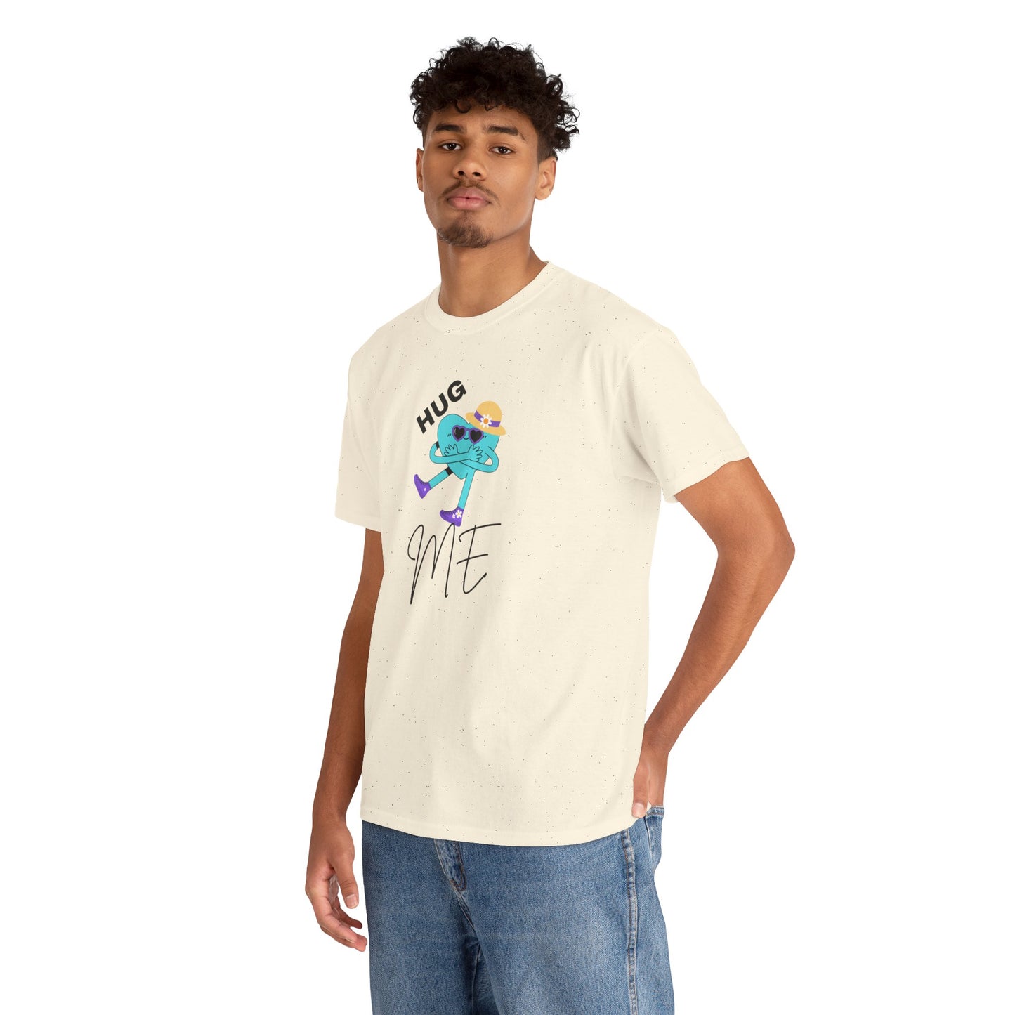 Unisex Heavy Cotton Tee HUG ME GIRL