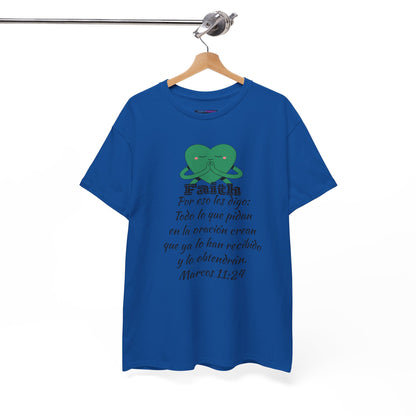 Unisex Heavy Cotton Tee - Fe Marcos 11:24