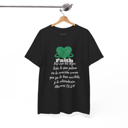 Unisex Heavy Cotton Tee - Fe Marcos 11:24