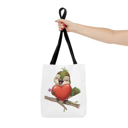 Tote Bag (AOP) - Ciguita Hugging Heart