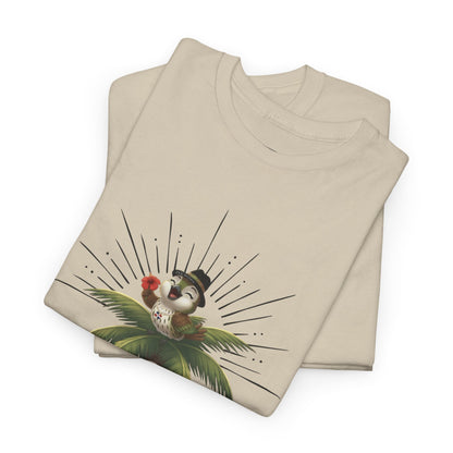 Unisex Heavy Cotton Tee Ciguita Tropical Sunrise