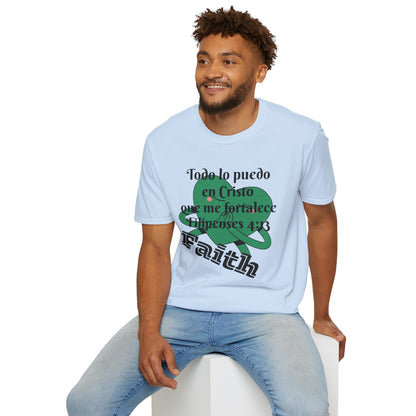 Unisex Softstyle T-Shirt - Filipenses 4:13 Todo lo Puedo en Cristo