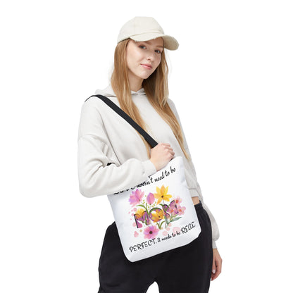 Love Is Real Inspirational Carryall Tote Bag